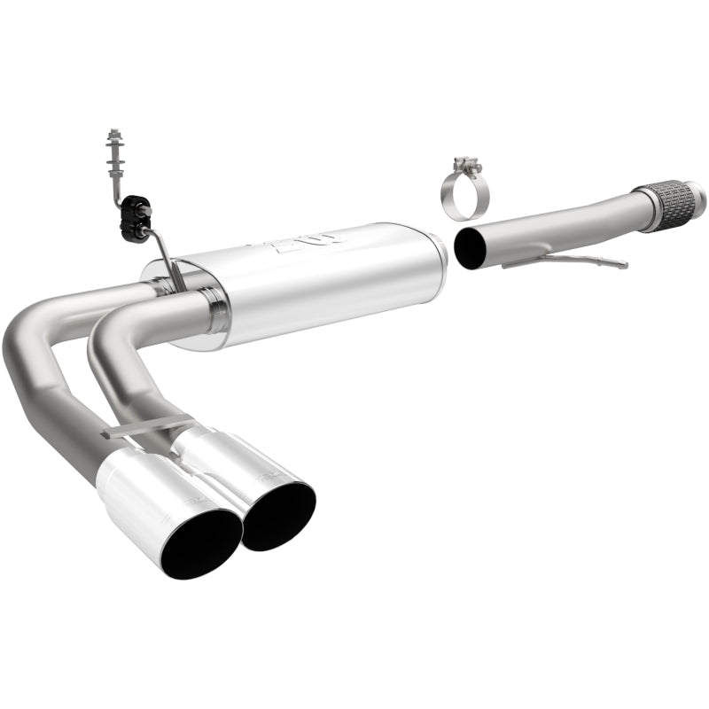 Magnaflow 14 Chev Silverado V8 5.3L CC/EC Dual Same Side Before P/S Tire Exit SS Cat Back Perf Exh - 15270