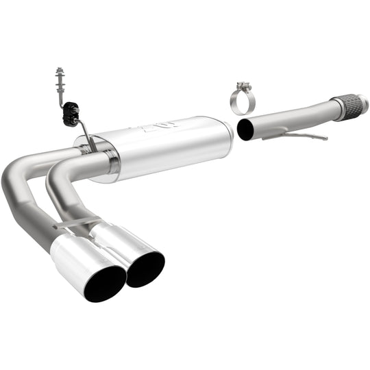Magnaflow 14 Chev Silverado V8 5.3L CC/EC Dual Same Side Before P/S Tire Exit SS Cat Back Perf Exh - 15270