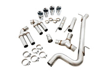 Load image into Gallery viewer, AWE Tuning Audi 8V S3 Track Edition Exhaust w/Chrome Silver Tips 102mm - 3015-42142