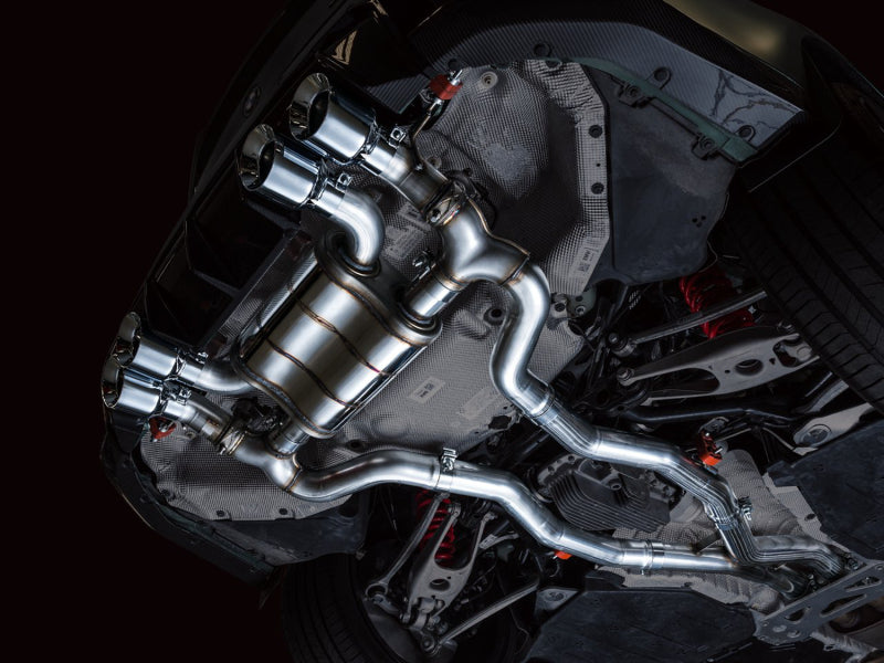 AWE Tuning SwitchPath Cat-Back Exhaust for BMW G8X M3/M4 - Chrome Silver Tips - 3025-43480