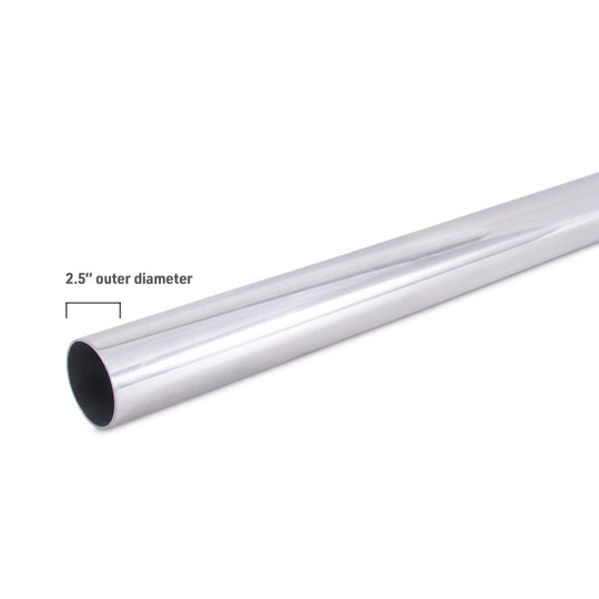 Mishimoto Universal Aluminum Intercooler Tubing 2.5in. OD - Straight - MMICP-AL-250