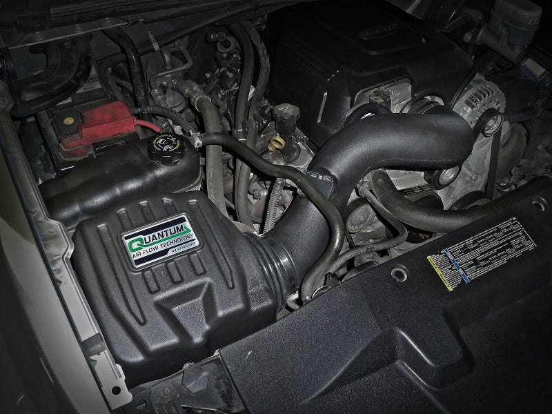 aFe Quantum Cold Air Intake System w/ Pro Dry S Media 09-13 GM Silverado / Sierra V8-4.8/5.3/6.2L - 53-10029D