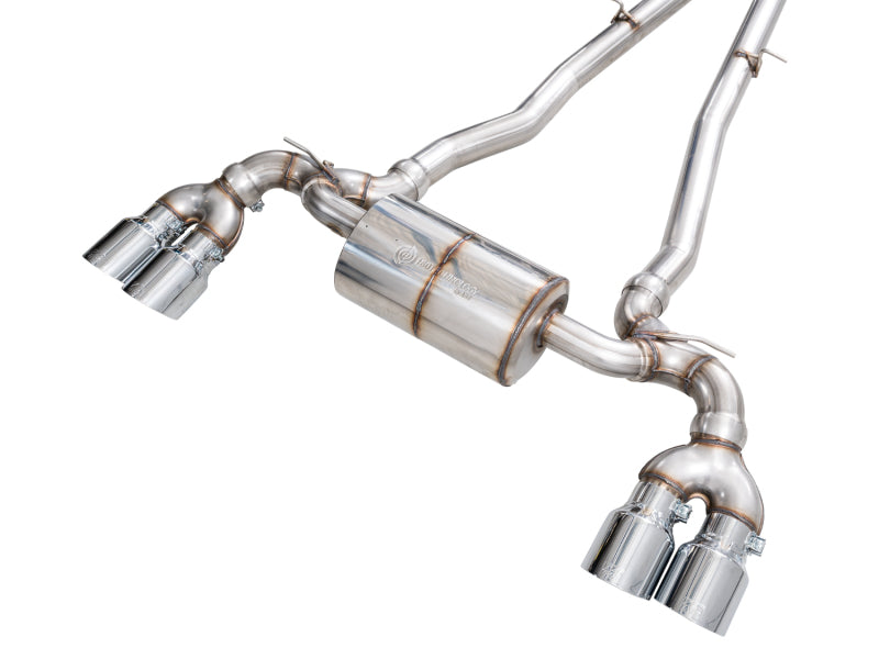 AWE Tuning BMW G90/G99 M5 Touring Edition Cat-Back Exhaust - Chrome Silver Tips - 3015-42790