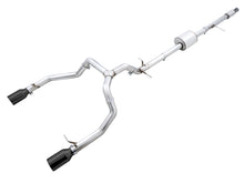 Load image into Gallery viewer, AWE Tuning 4th Gen GM 1500 5.3L 0FG Cat-Back Split Rear Exit (Flat Bumper) - Dual Diamond Tips - 3015-33206