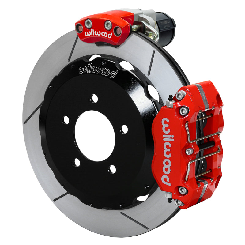 Wilwood kit rear FFR NDPR/EPB IRS 2015 mustang 12.88 rotor GT W/LINES red - 140-17725-R