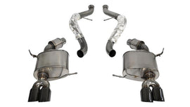 Corsa 2008-2012 BMW M3 E90 Black Sport Cat-Back Exhaust - 14569BLK