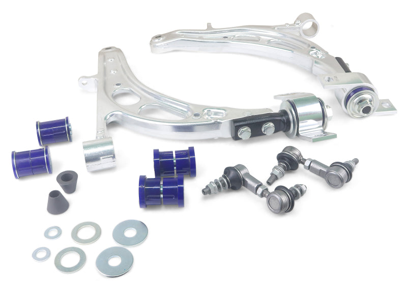 SuperPro 02-05 Subaru Impreza WRX / 04-06 WRX STI Front Lower Alloy Control Arm Kit - ALOY0020K