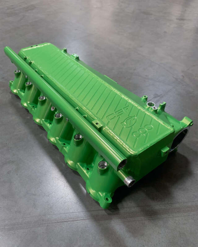 CSF BMW Gen 1 B58 Charge-Air-Cooler Manifold - Lime Juice Green - 8300LJG