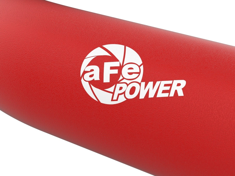 aFe 23-24 Ford Diesel Trucks V8-6.7L (td) BladeRunner Aluminum Hot and Cold Charge Pipe Kit - Red - 46-20734-R
