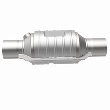 Load image into Gallery viewer, MagnaFlow Univ Cat Conv 2.5in Inlet/Outlet Ctr/Ctr Round 9in Body L x 5.125in W x 13in Overall L - 51236