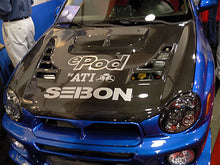 Load image into Gallery viewer, Seibon 02-03 Subaru WRX CW Carbon Fiber Hood - HD0203SBIMP-CW