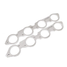 Load image into Gallery viewer, Stainless Works BBC Round Port 304SS Exhaust Flanges 2-3/8in Primaries (Raised Port Heads Only) - HFBBCH238RSD