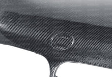 Load image into Gallery viewer, Seibon 02-05 BMW 3 Series 4dr E46 (Manuf Date 7/02-7/06 Models Only) OEM-Style Carbon Fiber Hood - HD0205BMWE464D-OE