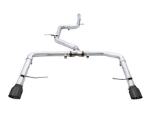 Load image into Gallery viewer, AWE Tuning 18-21 Volkswagen Jetta GLI Mk7 Track Edition Exhaust - Diamond Black Tips (Fits OEM DP) - 3020-23036