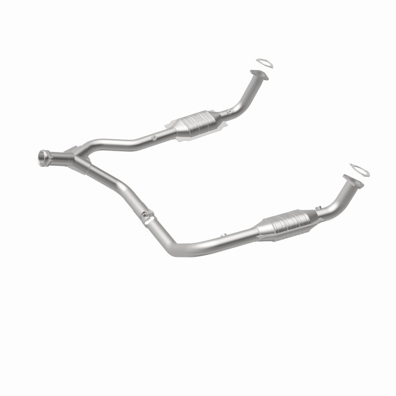 MagnaFlow DF Cat. Conv 95-99 Range Rover 4.0/4.6L GEMS Y-Pipe Assembly *NOT FOR SALE IN CALIFORNIA* - 93694