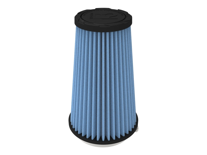aFe POWER Universal Clamp-On Air Filter w/ D2 Dura-Dry Media - 3-1/2in F x 5in B x 3-1/2in T x 8in H - 21-35508V
