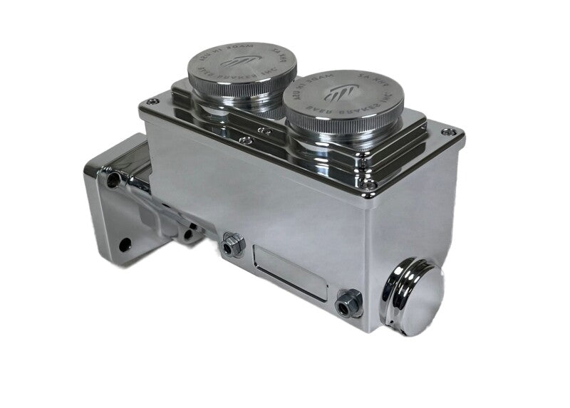 Baer Brakes Mopar 1in Bore Remaster 4-Bolt Right Port Master Cylinder Assembly - Polished - 6801302RP
