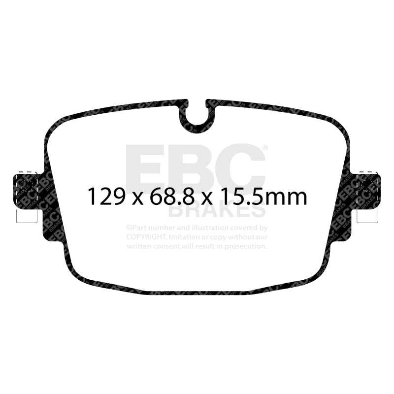 EBC 19-23 Audi RS6 / 19-23 Audi RS7 Rear Yellowstuff Brake Pads - DP42516R
