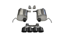 Load image into Gallery viewer, Corsa 14-19 Chevy Corvette C7 Coupe 6.2L V8 AT/MT 2.75in Valve-Back Dual Rear Exit Black Xtreme Exht - 14762BLK