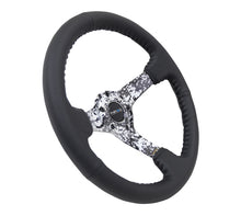 Load image into Gallery viewer, NRG Reinforced Steering Wheel (350mm / 3in. Deep) Blk Leather w/Hydrodipped Digi-Camo Spokes - RST-036DC-R