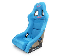 Load image into Gallery viewer, NRG FRP Bucket Seat ULTRA Edition - Medium (Blue Alcantara/Pearlized Back) - FRP-303BL-ULTRA