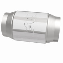 Load image into Gallery viewer, MagnaFlow Premium High Flow Metallic Converter 5in OD - 4in In / 4in Out - 69012