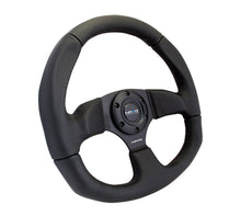 Load image into Gallery viewer, NRG Reinforced Steering Wheel (320mm Horizontal / 330mm Vertical) Leather w/Black Stitching - RST-009R