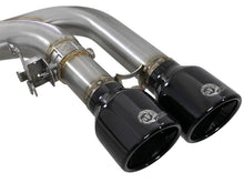 Load image into Gallery viewer, aFe MACH Force-Xp 3.5in. 304 SS C/B Exhaust w/o Muffler 15-18 BMW X5 M V8-4.4L (tt) - Black Tip - 49-36342-B