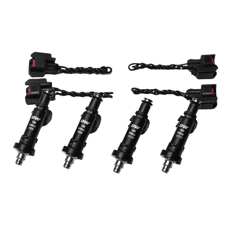 DeatschWerks 91-01 Acura Integra / 92-00 Honda Civic OBD I and II B/D/H Series 650cc Injectors - 18U-04-0650-4