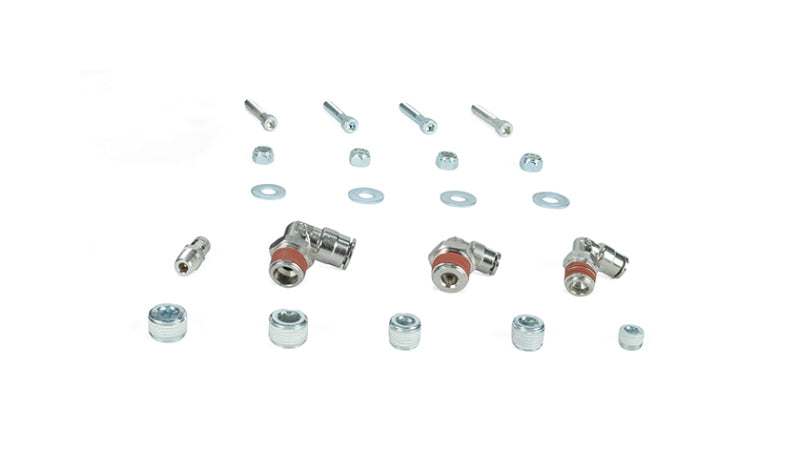 Air Lift 18in FLO Tank w/ Viair 444c Black Compressor (Incl. Fittings & Tank Mounting Hardware) - 27767