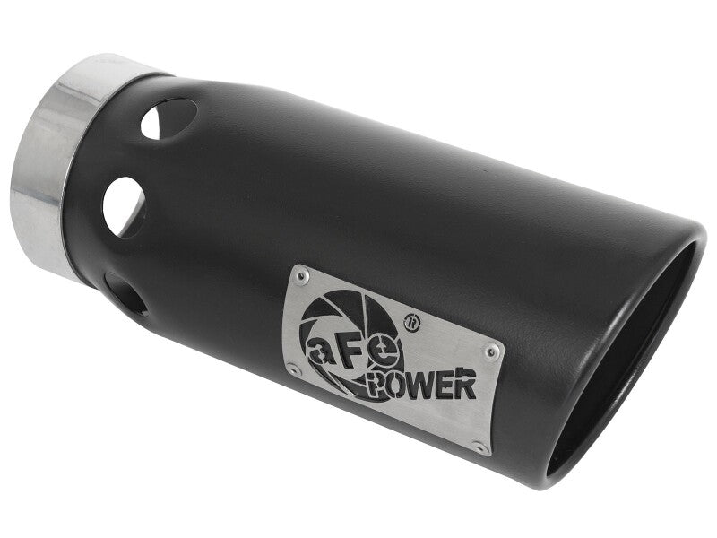 aFe MACHForce XP Exhausts Cat-Back SS-409 Nissan Titan XD 16-19 V8-5.6L - Black - 49-46135-B