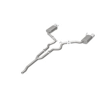 Load image into Gallery viewer, MagnaFlow Cat Back, SS, 2.5in, Street, Dual Split Polished 4.5in Tips 2015 Ford Mustang Ecoboost - 19097