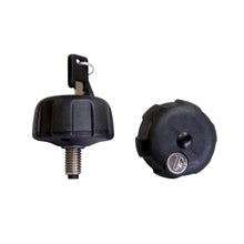 Load image into Gallery viewer, Thule Locking TracKnobs (2 Pack - Works w/TracRac SR &amp; Utility Racks Only) - Black - 25700