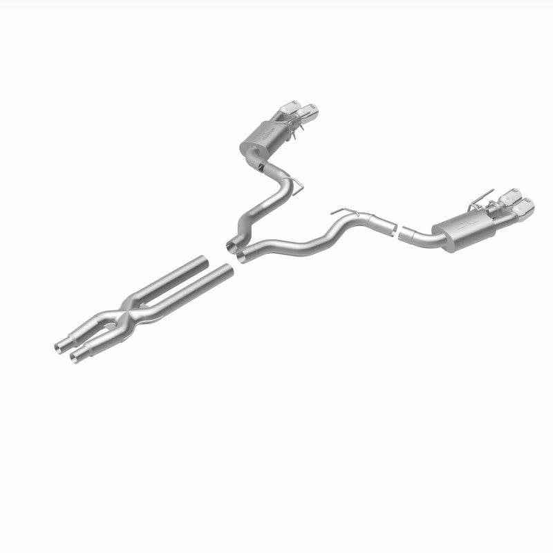 MagnaFlow SYS Cat-Back 2018 Ford Mustang GT 5.0L Competition Dual Exit Polished 4in Tips - 19368