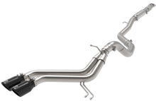 Load image into Gallery viewer, aFe Takeda 2-1/2in to 3in SS-304 Cat-Back Exhausts w/ Black Tip 13-17 Hyundai Veloster L4-1.6L - 49-37018-B