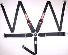 Load image into Gallery viewer, RaceQuip Black SFI CAMLOCK 5pt PD Lap HNR Seat Belt - 745005