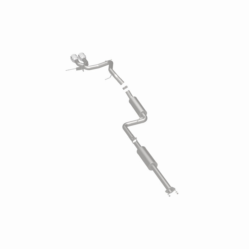 MagnaFlow 13 Ford Focus 2.0L Turbocharged ST Dual Center Rear Exit Stainless Cat Back Perf Exhaust - 15155