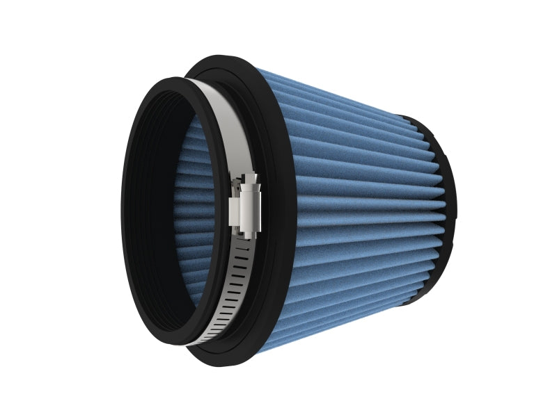aFe POWER Universal Clamp-On Air Filter w/ D2 Dura-Dry Media - 5in F x 6.5in B x 4.75in T x 5in H - 21-50505V