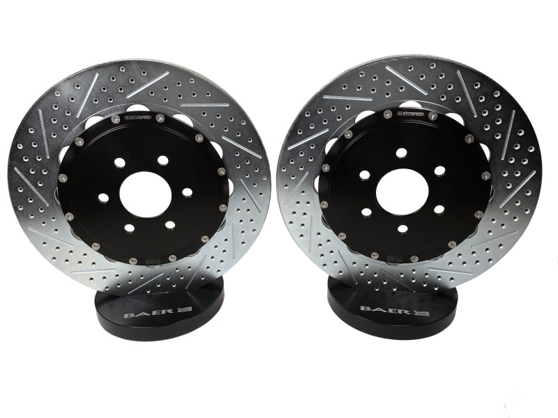 Baer Brakes 04-07 Cadillac CTS V Eradispeed+ Rear SDZ 2-Piece Performance Brake Rotors - 2302069