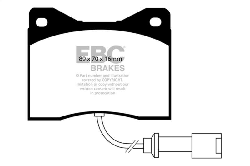 EBC 78-82 BMW M1 3.5 Redstuff Front Brake Pads - DP3753C