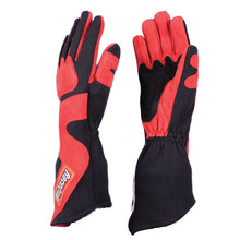 Load image into Gallery viewer, RaceQuip SFI-5 Red/Black XL Long Angle Cut Glove - 358106