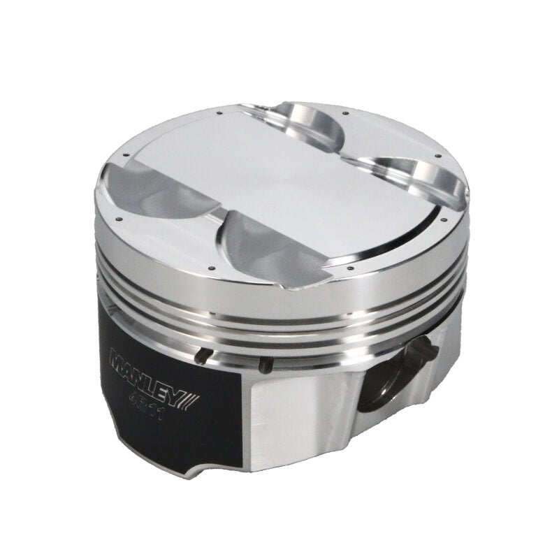Manley Mitsubishi 4B11 86.5mm Bore 9.0:1 CR -5cc Dish Turbo Tuff Piston Set w/ Rings - 614205CE-4