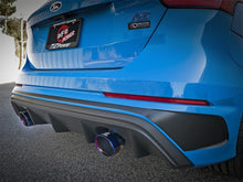 Load image into Gallery viewer, aFe Takeda 3in 304 SS Axle-Back Exhaust System w/ Blue Flame Tip 16-18 Ford Focus RS 2.3L (t) - 49-33104-L