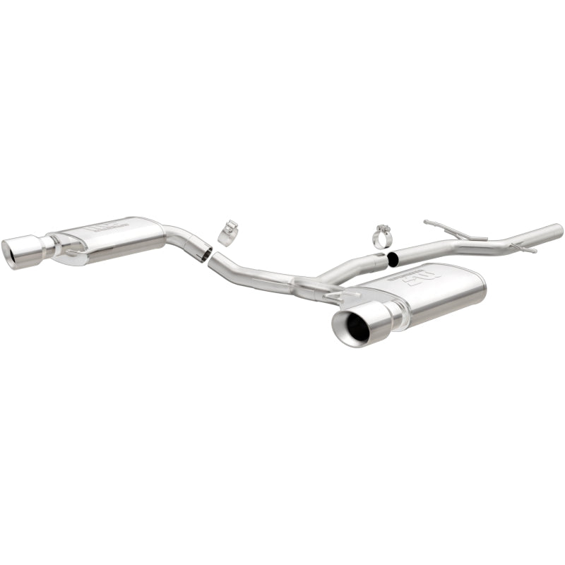 Magnaflow 2015 Audi Allroad 2.0L Touring Dual Spilt Rear Exit 2.5in 4in Tip SS C/B Perf Exhaust - 15369