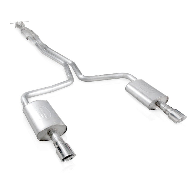 Stainless Works 2010-18 Ford Taurus SHO V6 2-1/2in Catback Chambered Mufflers X-Pipe - TA10ECOCB