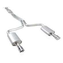 Load image into Gallery viewer, Stainless Works 2010-18 Ford Taurus SHO V6 2-1/2in Catback Chambered Mufflers X-Pipe - TA10ECOCB