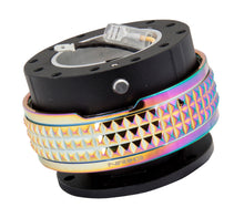 Load image into Gallery viewer, NRG Quick Release Kit - Pyramid Edition - Black Body / Neochrome Pyramid Ring - SRK-210BK/MC