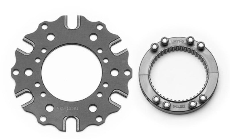Wilwood Hub Kit-Splined Sprint Axle Clamp-Dynamic 6 x 5.50 BC w/ T-Nuts (GEN II) - 270-12635