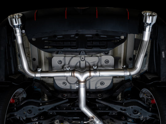 AWE Tuning 22-26 Hyundai Elantra N Track Edition Cat-Back Exhaust - Chrome Silver Tips - 3020-32237