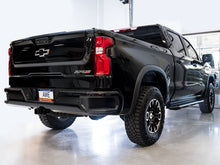Load image into Gallery viewer, AWE Tuning 22-23 GMC Sierra 1500 AT4X 6.2L 0FG Catback Split Dual (Flat Bumper) - Bashguard(No Tips) - 3015-31972